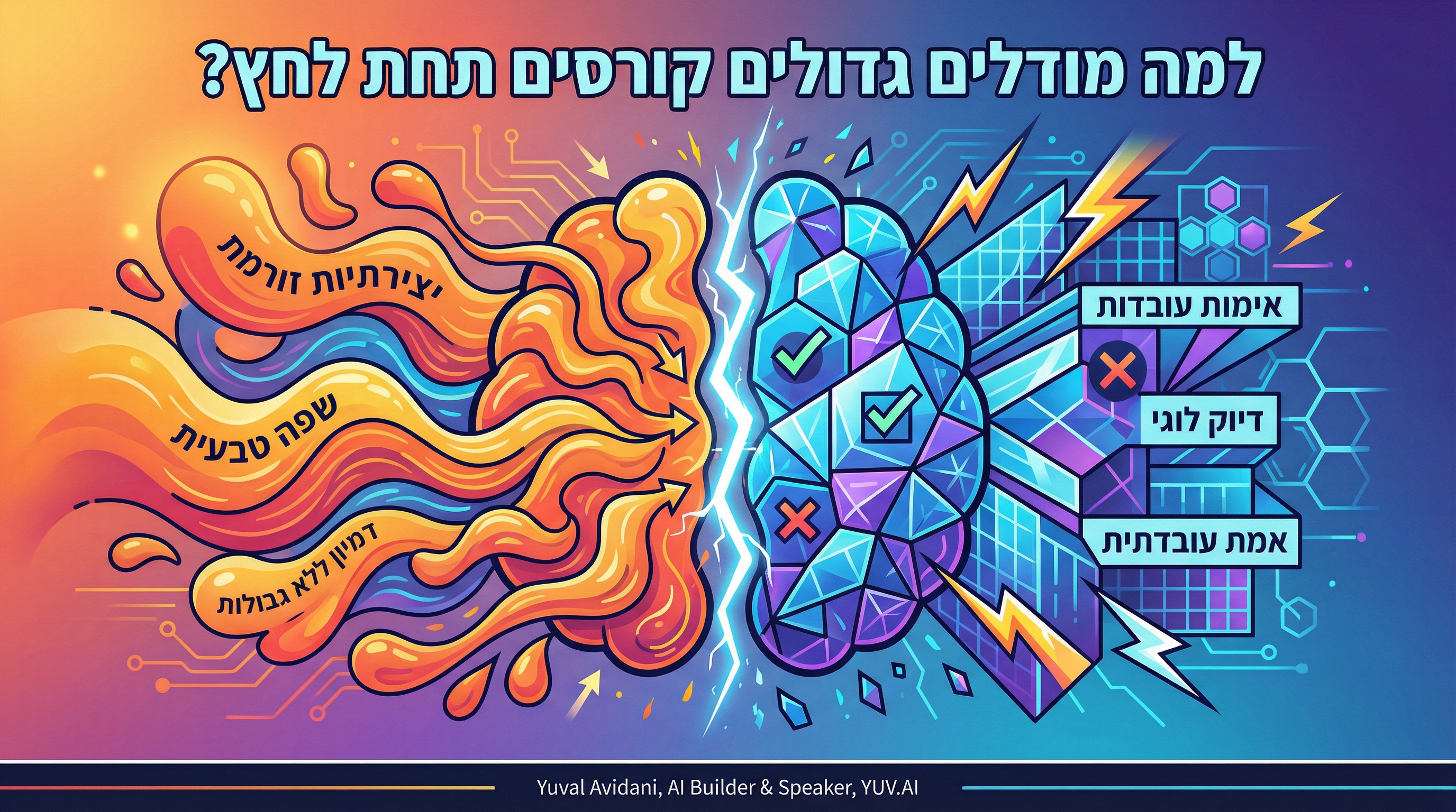 תמונה מ: למה מודלים גדולים קורסים תחת לחץ? מחקר חדש הופך הנחות יסוד