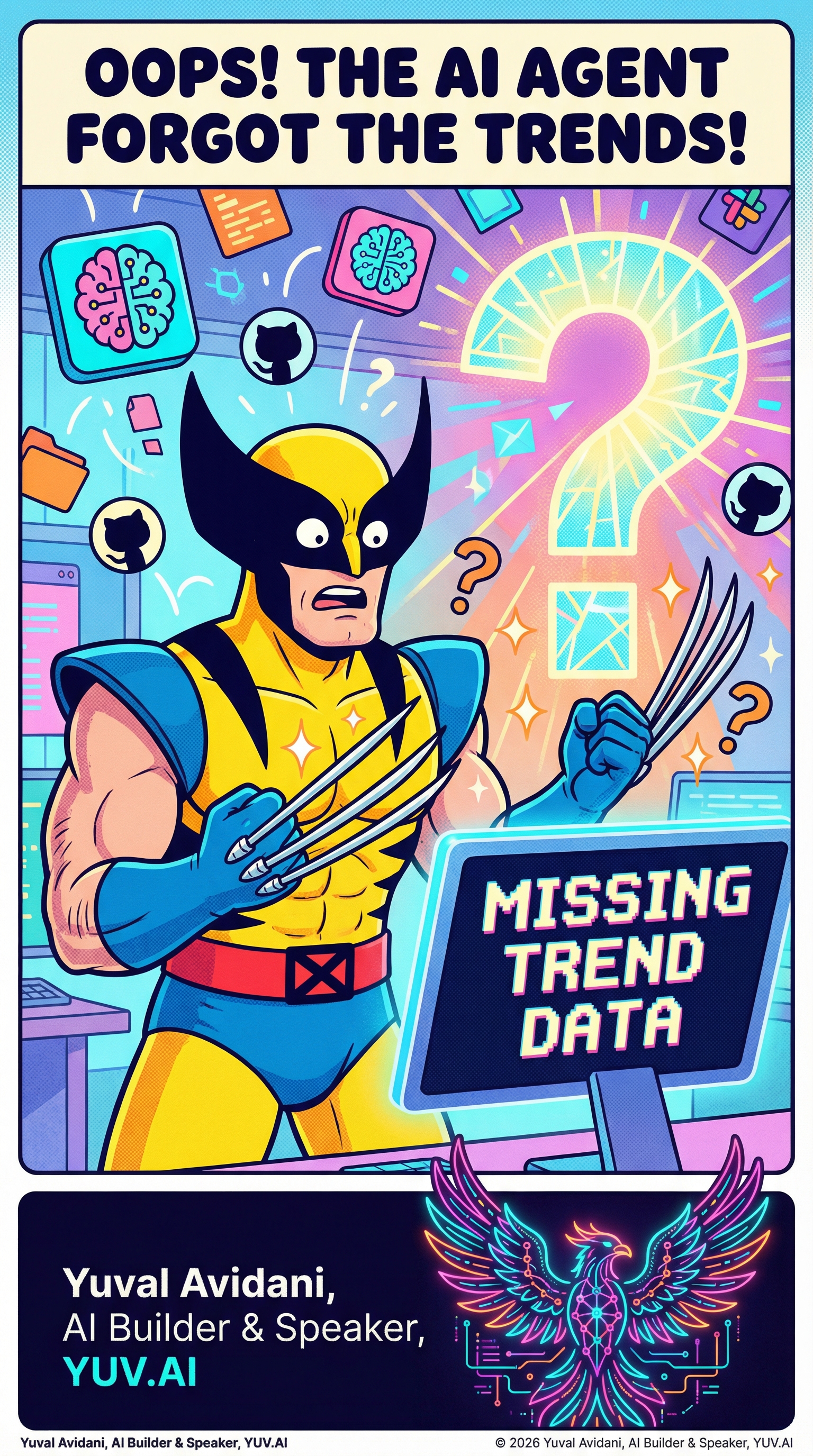 תמונה מ: כשסוכן AI שוכח להביא את הדאטה - לקחים על אדריכלות